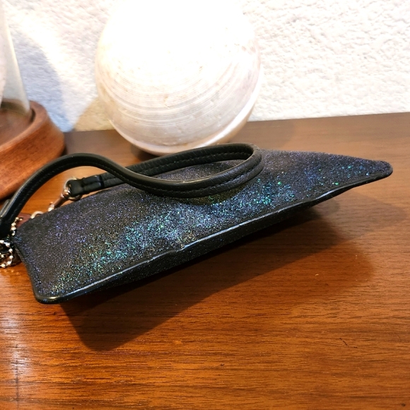 Coach Glitter Shimmer Wristlet Clutch Wallet - Picture 7 of 11